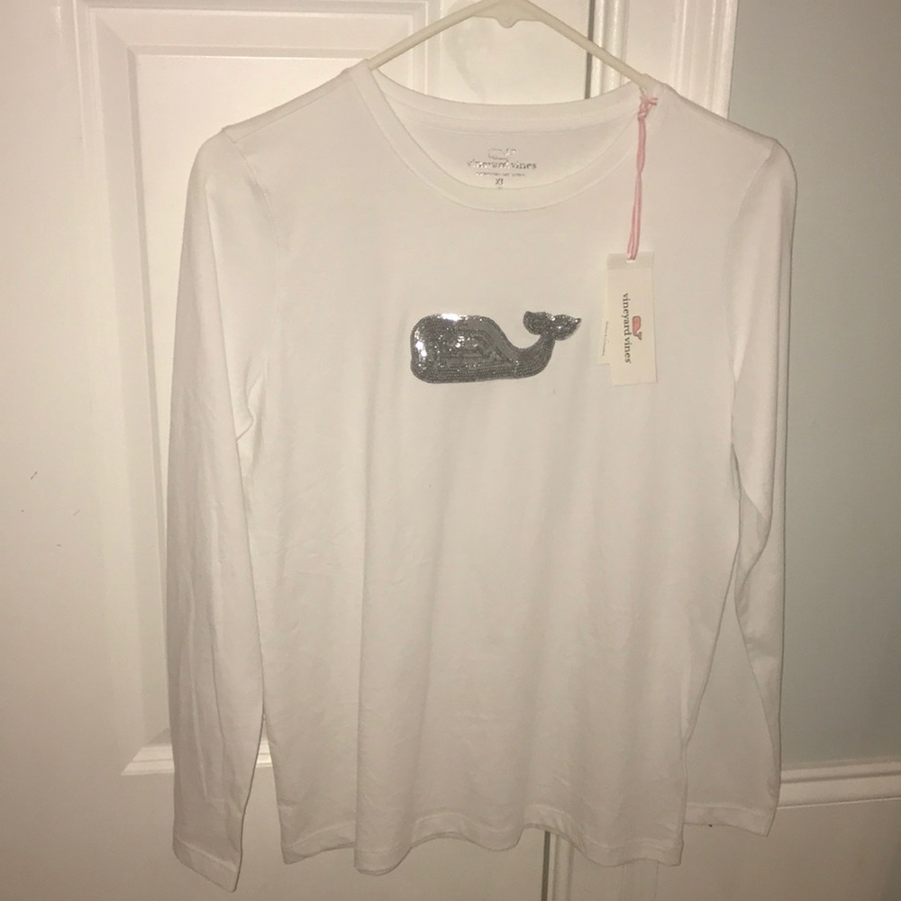 Girls vineyard vines long sleeve tee